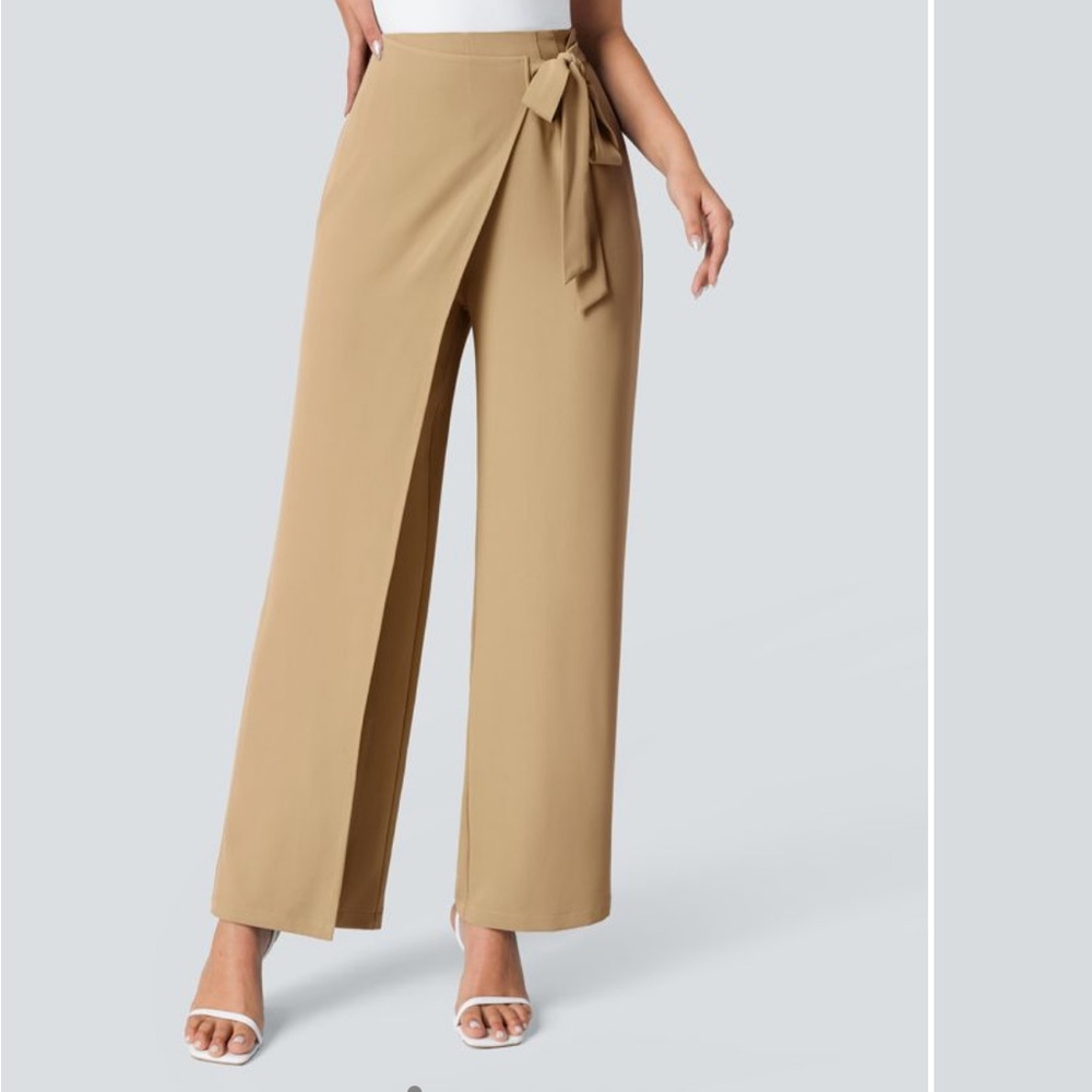 HALARA Desert Brown Wide Leg Pants